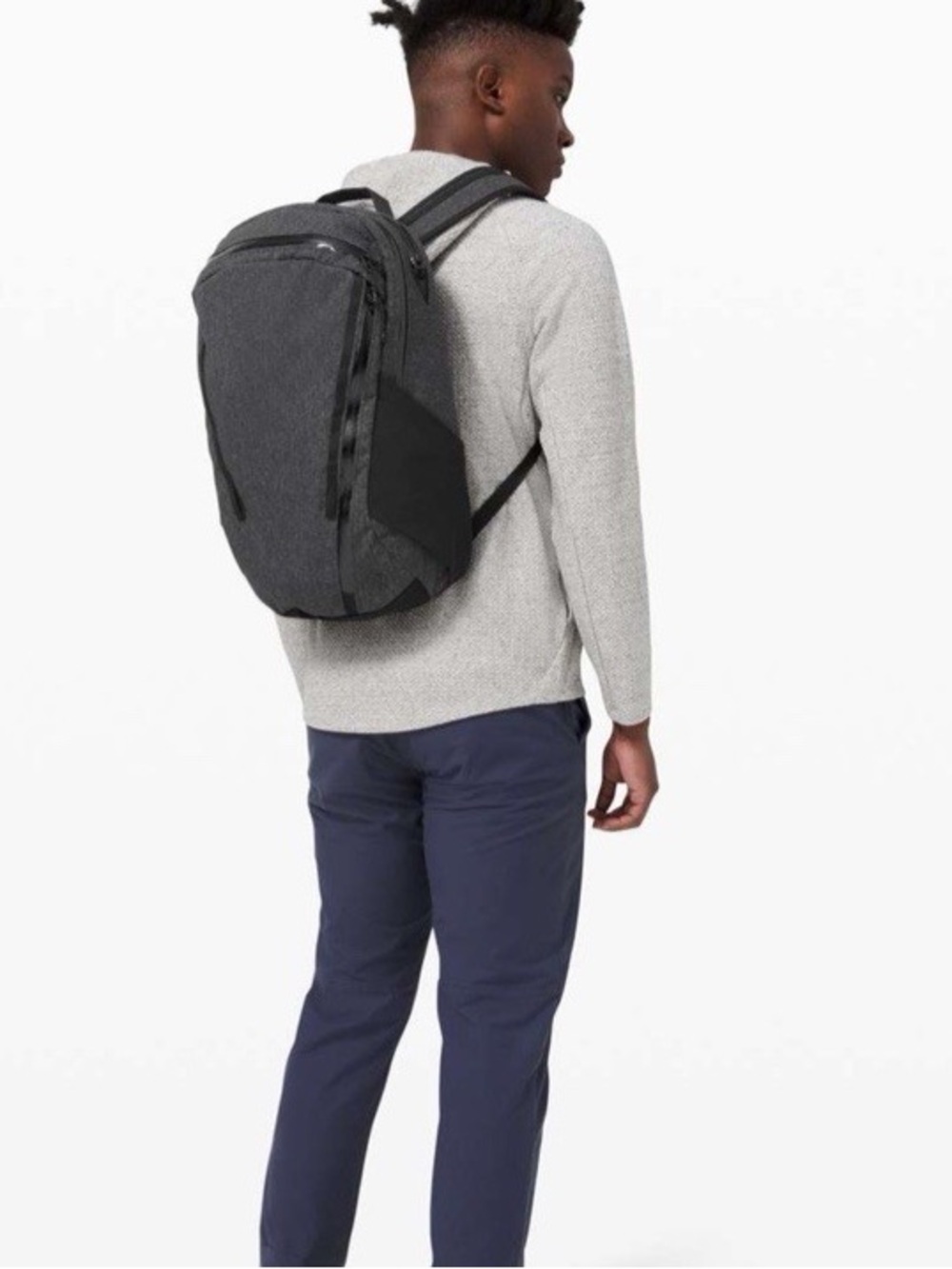 Lululemon Core Backpack 2.0 20L Heathered Black/Gray Backpack